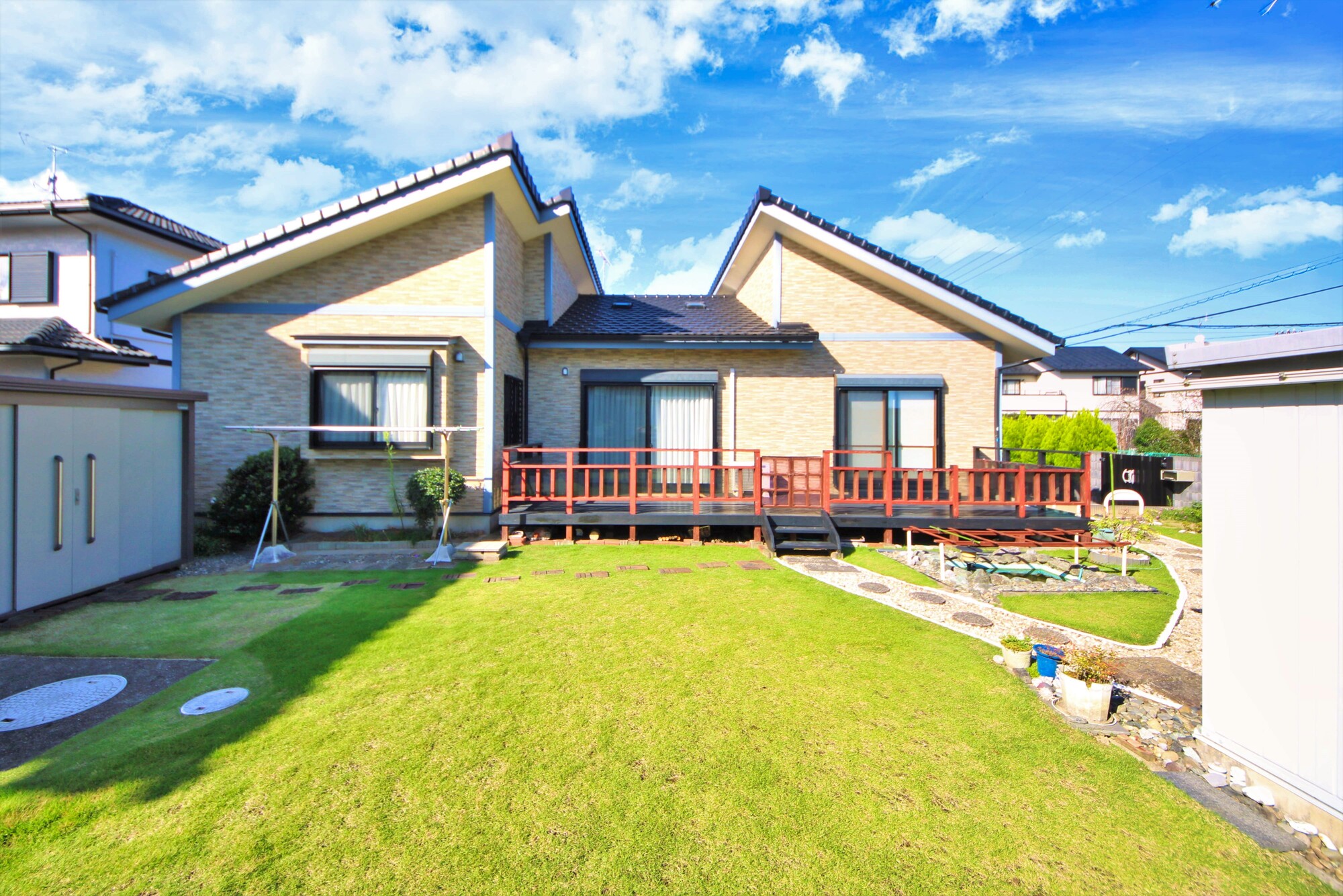 JAPANESE｜竹材をふんだんに使用し、お庭には鯉が泳ぐ池を完備した和風デザイナーズ住宅♪｜千葉県茂原市